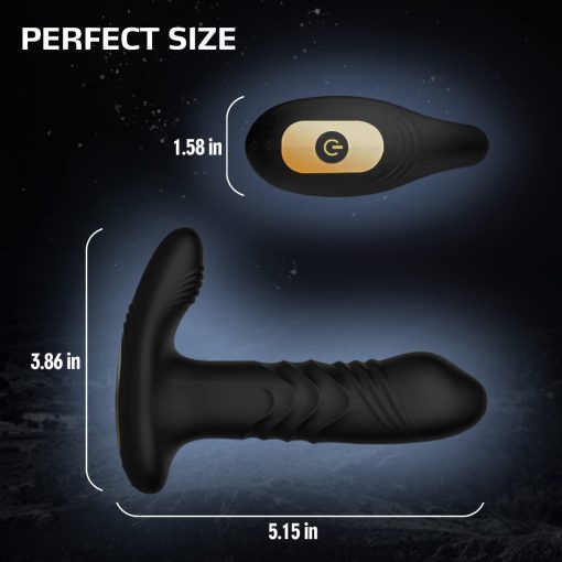 APP Thrusting Anal Butt Plug Vibrator