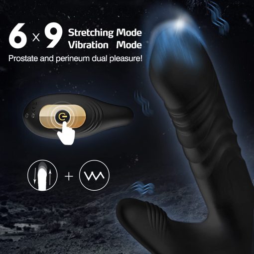 APP Thrusting Anal Butt Plug Vibrator