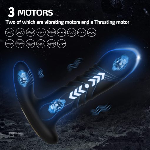 APP Thrusting Anal Butt Plug Vibrator
