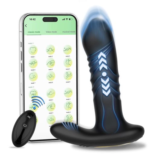 APP Thrusting Anal Butt Plug Vibrator