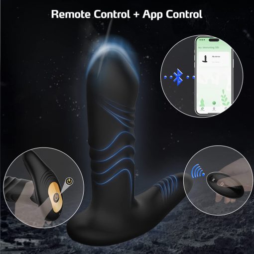 APP Thrusting Anal Butt Plug Vibrator