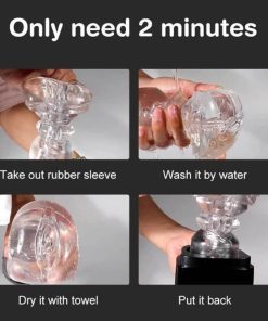 Hero Cup Telescopic Male Masturbator Real Vagina Aircraft Cup