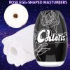 Rose Portable Pocket Pussy Egg with 3D Realistic Textured