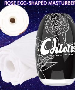 Rose Portable Pocket Pussy Egg with 3D Realistic Textured