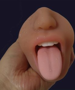 2-in-1 Pocket Pussy Male Masturbators With Lifelike Face
