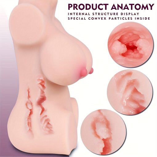 Sex Doll Torso Male Masturbator Realistic Pocket Pussy Ass With Breasts