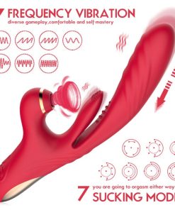 Daphne Sucking Tongue Licking Telescopic Vibrator