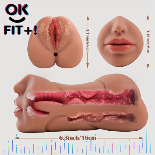 3 In 1 Male Masturbator Pocket Stroker