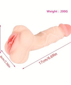 2 in 1 Design Realistic Dildo Pocket Pussy