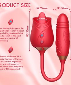 2024 Upgraded Female Rose Flower 100% waterproof