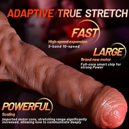 NEW UPGRADE 8.26 Wriggling Thrusting G spot Dildo Vibrator
