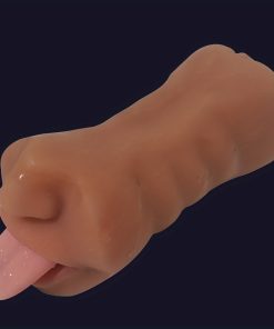 2-in-1 Pocket Pussy Male Masturbators With Lifelike Face