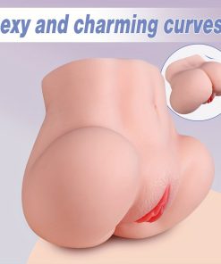 2-in-1 Male Masturbator  Realistic Stroker with 2 Hole for Man Orgasm