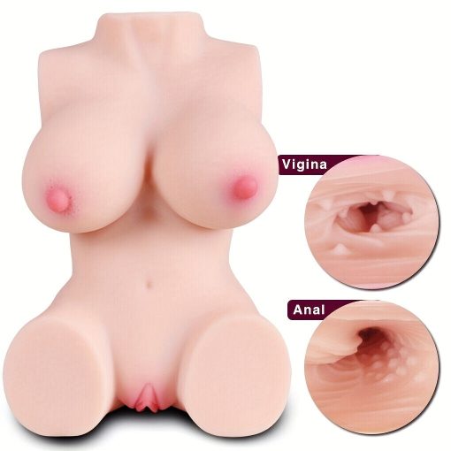 Sex Doll Torso Male Masturbator Realistic Pocket Pussy Ass With Breasts