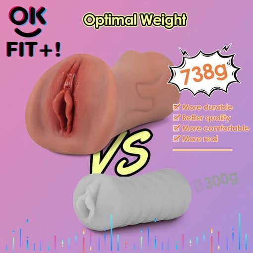 Realistic Masturbator Pocket Pussy Sex Toy For Men