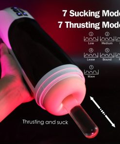 Automatic  Thrusting Sucking Male Masturbator Cup