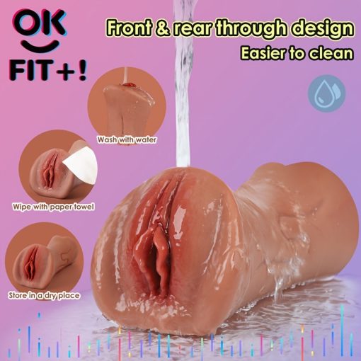Realistic Masturbator Pocket Pussy Sex Toy For Men