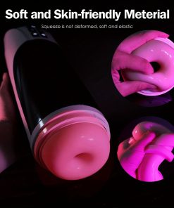 Automatic  Thrusting Sucking Male Masturbator Cup