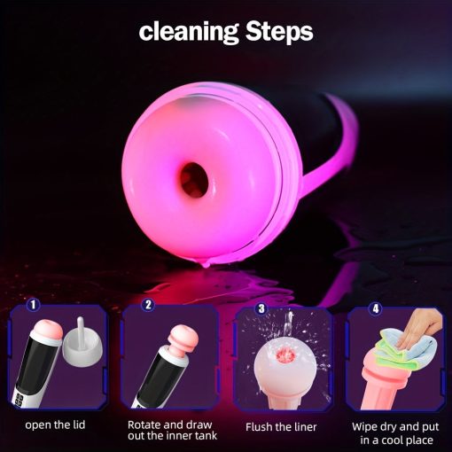 Automatic  Thrusting Sucking Male Masturbator Cup