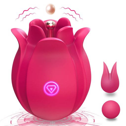 Rose Toy Stimulator High-Frequency Nipple Vaginal Clitoris Massager
