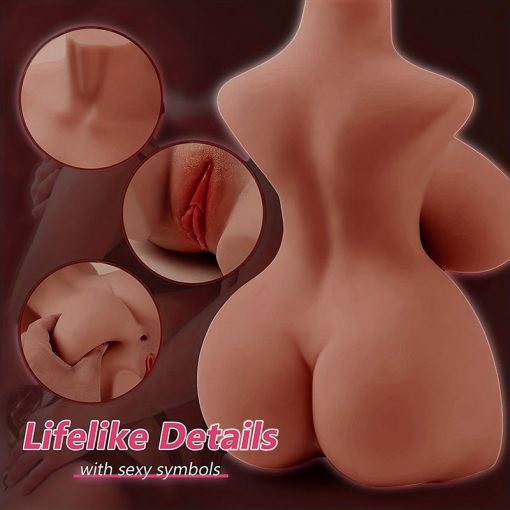 1.8 LB 3 in 1 Sex Dolls Torso Pocket Pussy for Men
