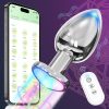 Light Up Anal Vibrator Prostate Stimulor Toys with APP