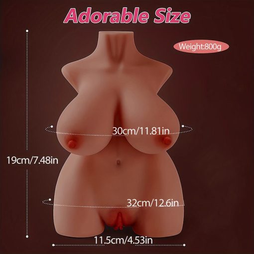 1.8 LB 3 in 1 Sex Dolls Torso Pocket Pussy for Men