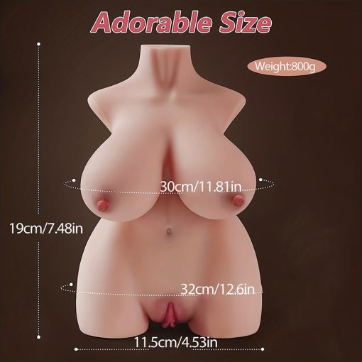 1.8 LB 3 in 1 Sex Dolls Torso Pocket Pussy for Men