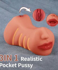 3IN 1 Realistic Pocket Pussy