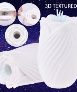 Rose Portable Pocket Pussy Egg with 3D Realistic Textured