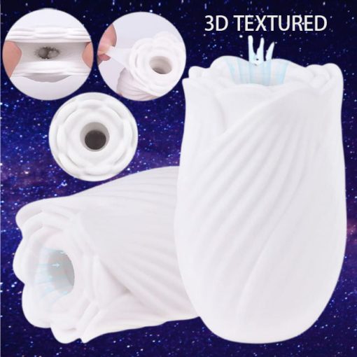 Rose Portable Pocket Pussy Egg with 3D Realistic Textured
