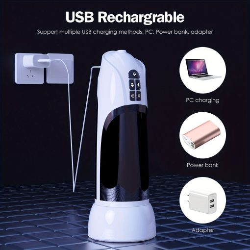 Automatic  Thrusting Sucking Male Masturbator Cup