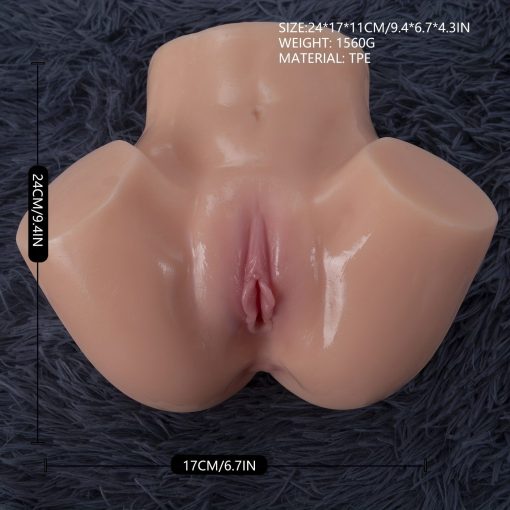 Life Size Sex Doll Big Butt Male Masturbator With Realistic Torso Pocket Pussy