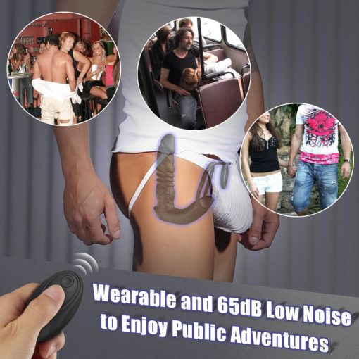 Top Joy Bluetooth Remote Control 9 Thrusting Vibrating Prostate Massager with Penis Ring