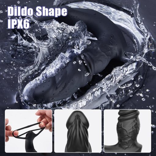 Top Joy Bluetooth Remote Control 9 Thrusting Vibrating Prostate Massager with Penis Ring