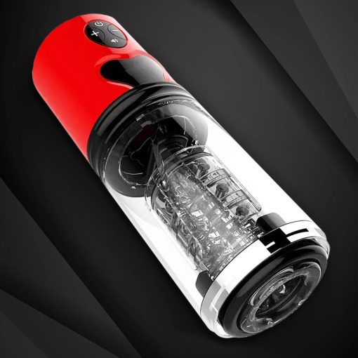 Intelligent rotational and suction male penis trainer