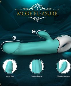 SHD-S282 Wave G-Spot Vibrator Tiffany Blue