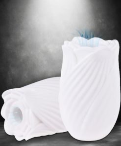 Rose Portable Pocket Pussy Egg with 3D Realistic Textured