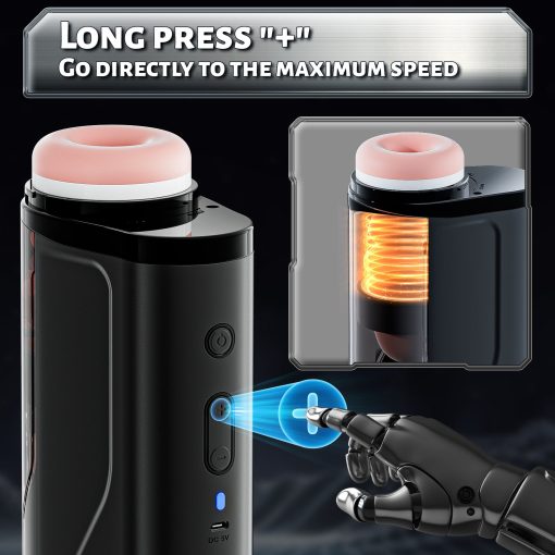 Ultra-quiet  Fully Automatic Telescopic Male Masturbator