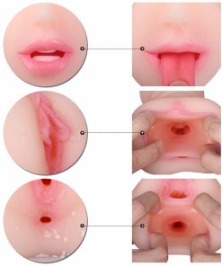 Three Holes Oral Sex Pussy Two Cock Rings  Masturbatin