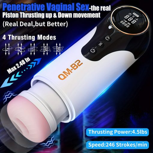 Automatic Thrusting Male Masturbatin With  timing system