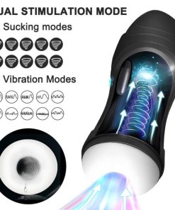 Automatic Vibration Blowjob Sucking Masturbation Cup