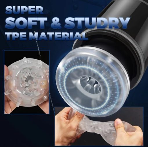 Lester —7 Thrusting Rotation Male Masturbation with Suction Base