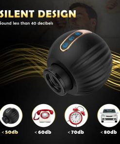 3 in 1 Telescopic Rotating Voice Masturbation Cup