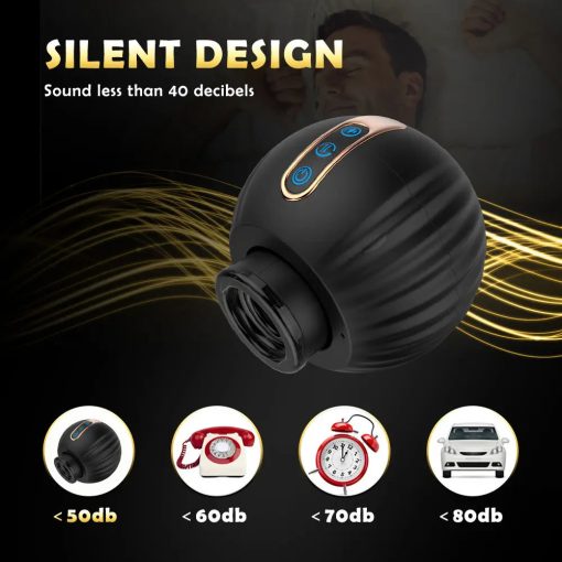 3 in 1 Telescopic Rotating Voice Masturbation Cup