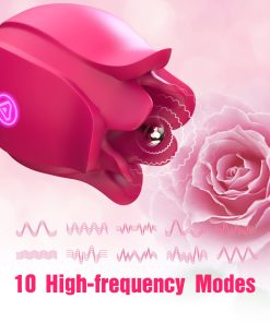 Rose Toy Stimulator High-Frequency Nipple Vaginal Clitoris Massager
