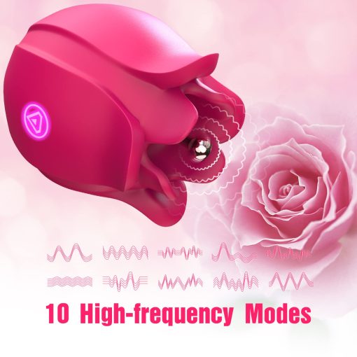 Rose Toy Stimulator High-Frequency Nipple Vaginal Clitoris Massager