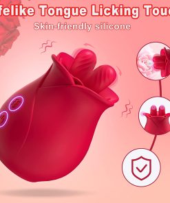 French Rose Licking & Vibrating Stimulator