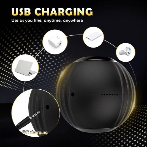 3 in 1 Telescopic Rotating Voice Masturbation Cup