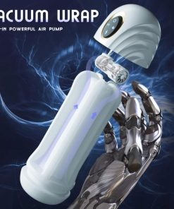 Fully automatic suction. 10-frequency vibration and sound emitting male penis exerciser